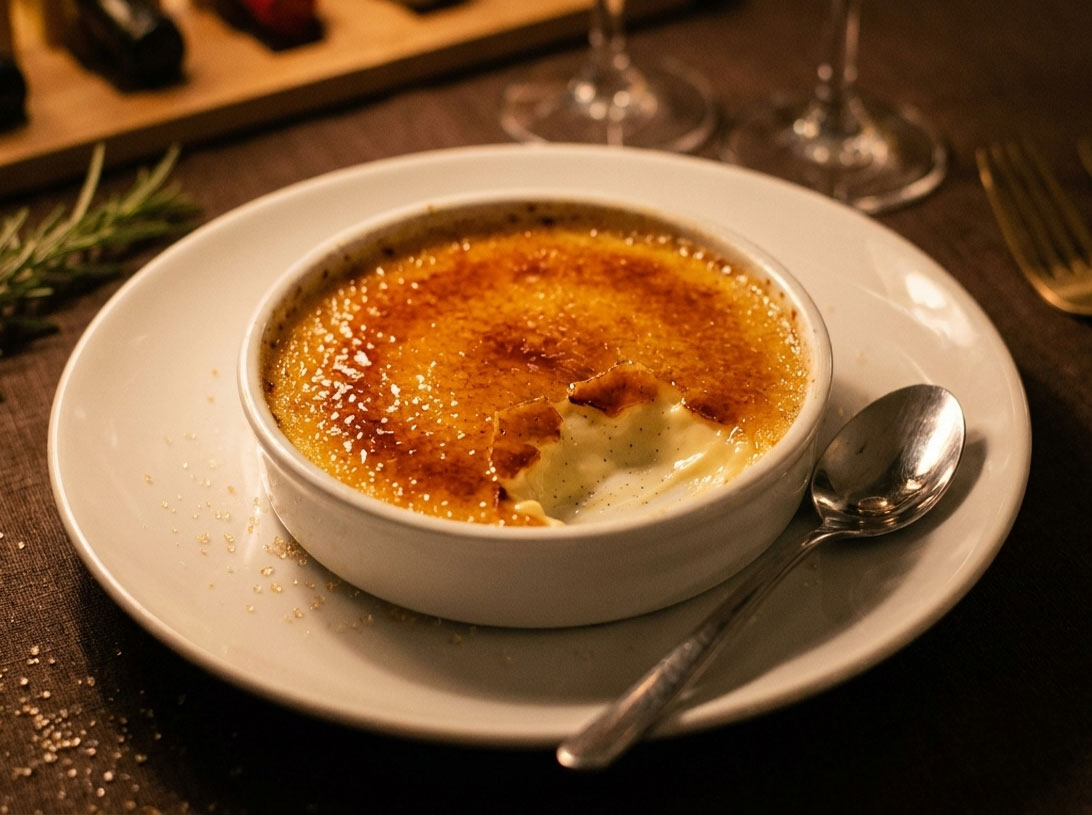 Crème Brûlée à la Vanille Bourbon